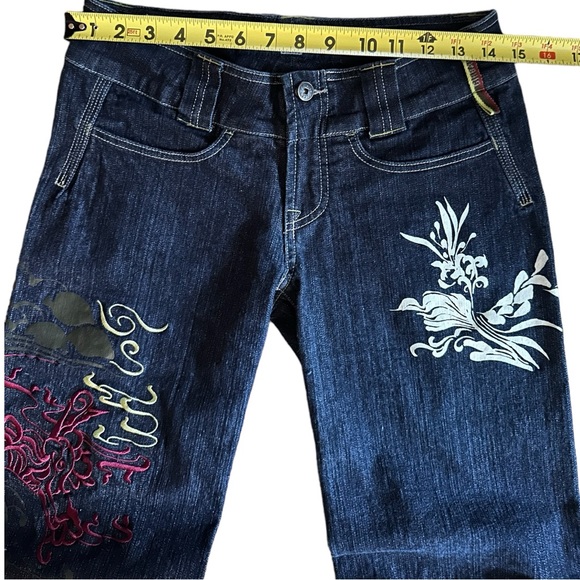 Girbaud Embroidered Scuttle Tape Streetwear Jeans - Picture 4 of 16
